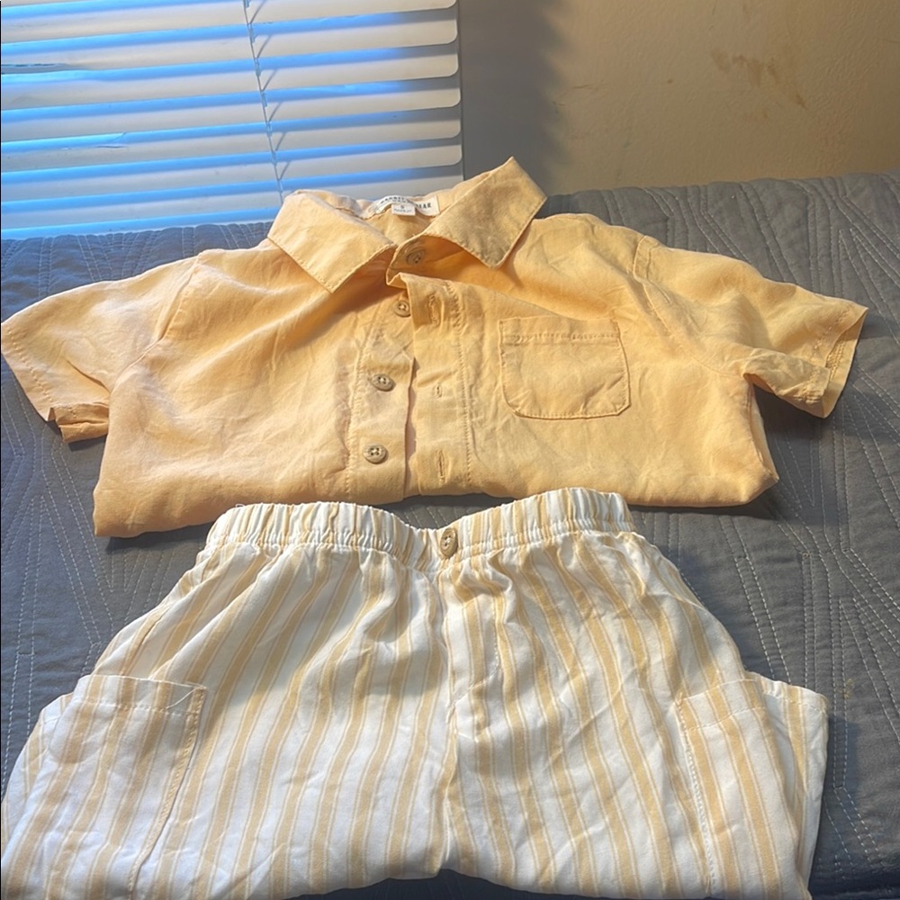 Kids Yellow Pajama Set